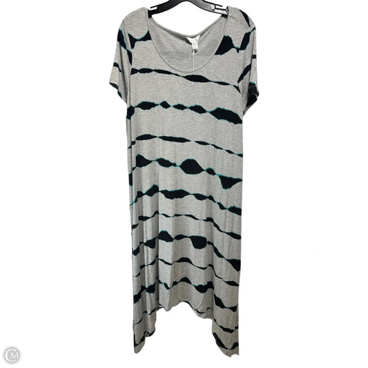 Dress Casual Maxi By Intro In Striped Pattern, Size: 1x