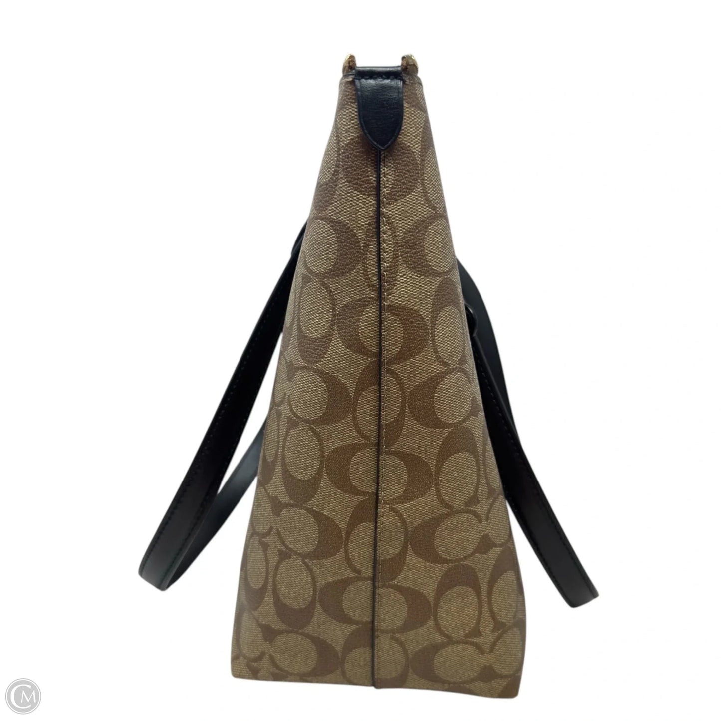 Gallery Tote In Signature Canvas Designer By Coach, Size: Medium