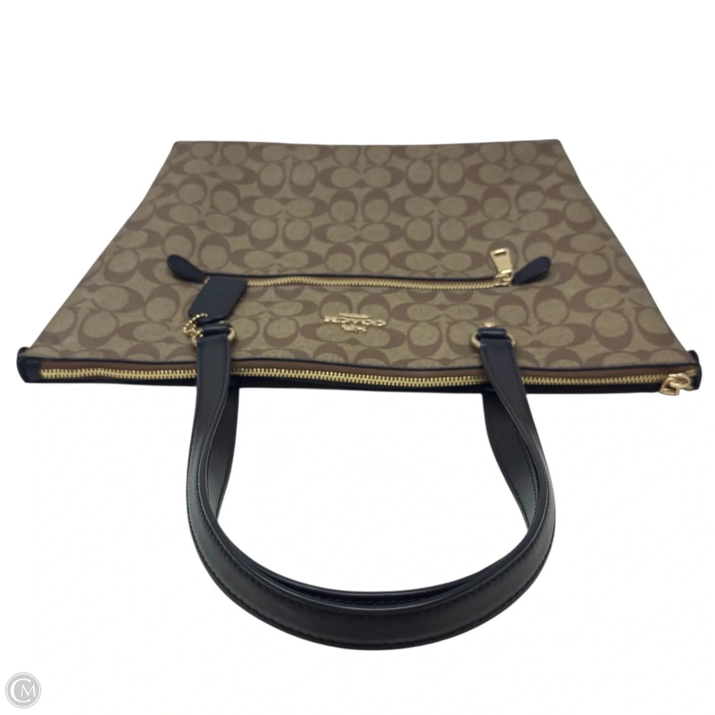 Gallery Tote In Signature Canvas Designer By Coach, Size: Medium