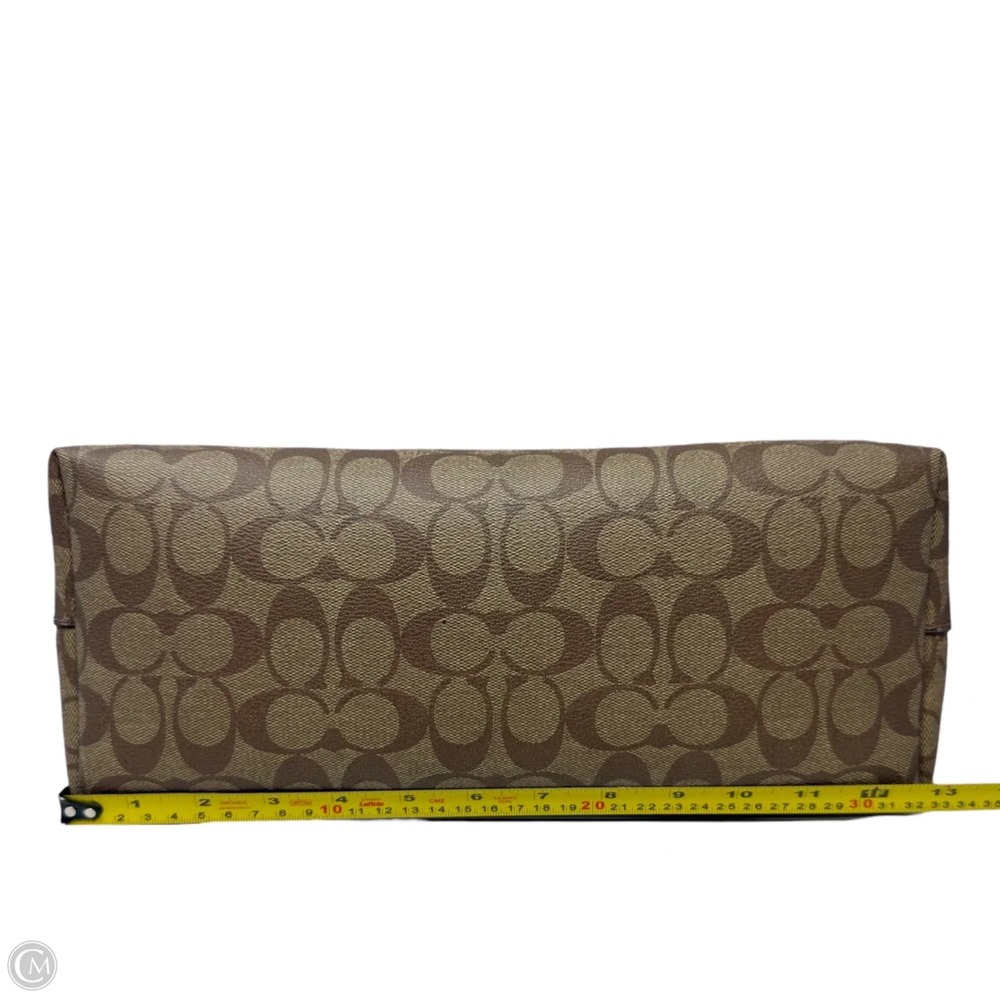 Gallery Tote In Signature Canvas Designer By Coach, Size: Medium