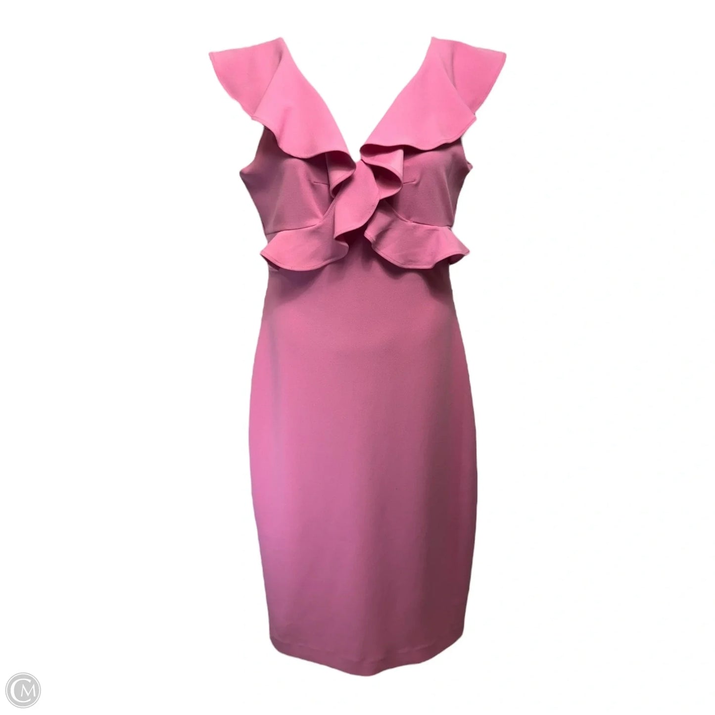 Dress Casual Midi By Antonio Melani In Pink, Size: M