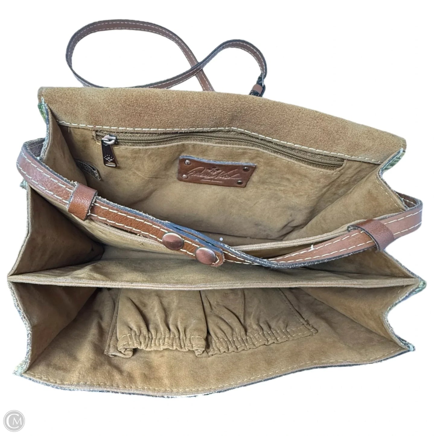 Van Sannio Trifold Clutch Crossbody Designer By Patricia Nash, Size: Small