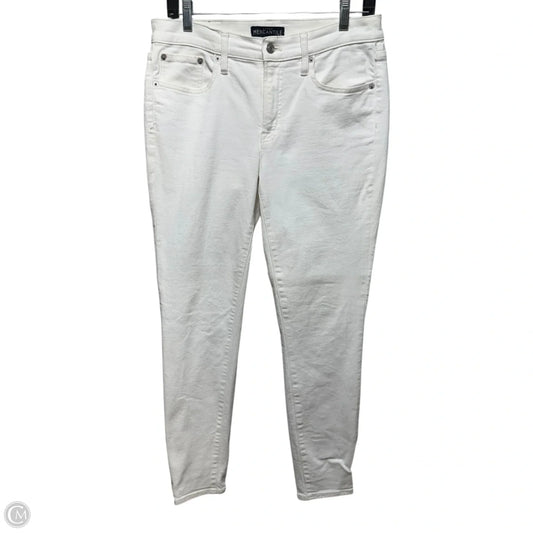 Jeans Straight By J. Crew In White, Size: 8, W29xL28