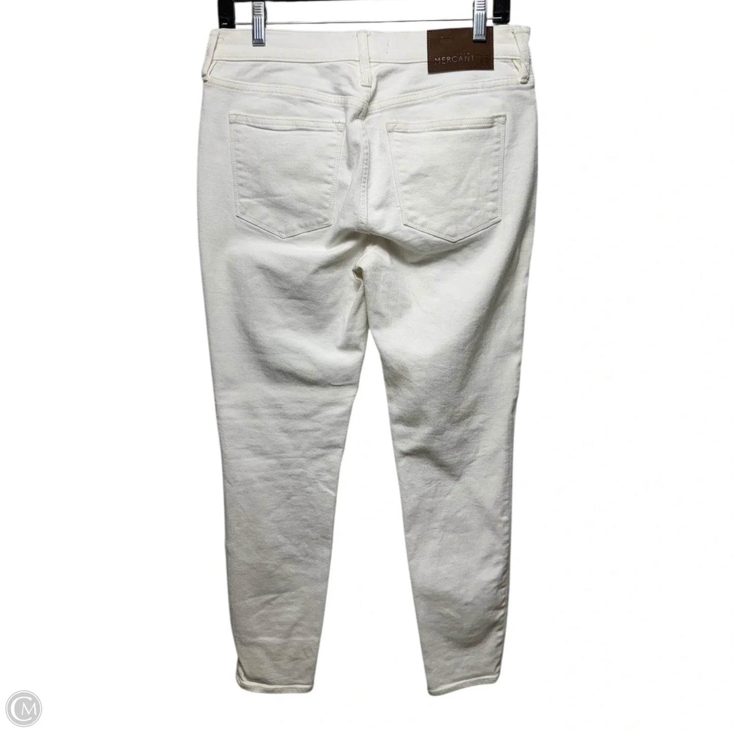 Jeans Straight By J. Crew In White, Size: 8, W29xL28