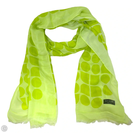 Noel Oblong Printed Scarf Designer By Kate Spade In Wasabi