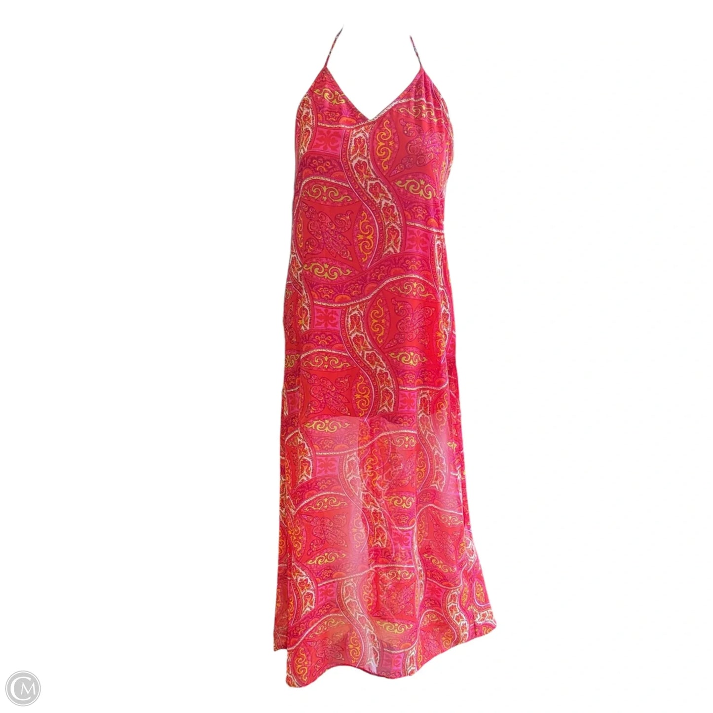 Erylyn Mosiac Paisley Halter Tie Back Maxi Dress By Show Me Your Mumu In Paisley Print, Size: Xs
