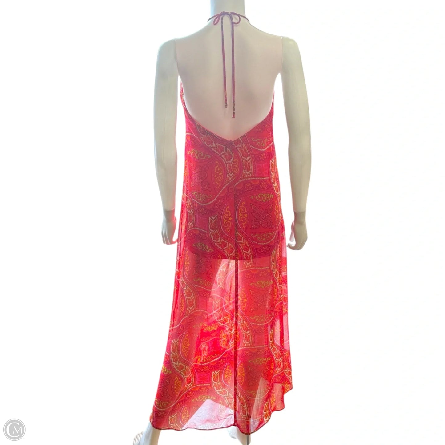 Erylyn Mosiac Paisley Halter Tie Back Maxi Dress By Show Me Your Mumu In Paisley Print, Size: Xs