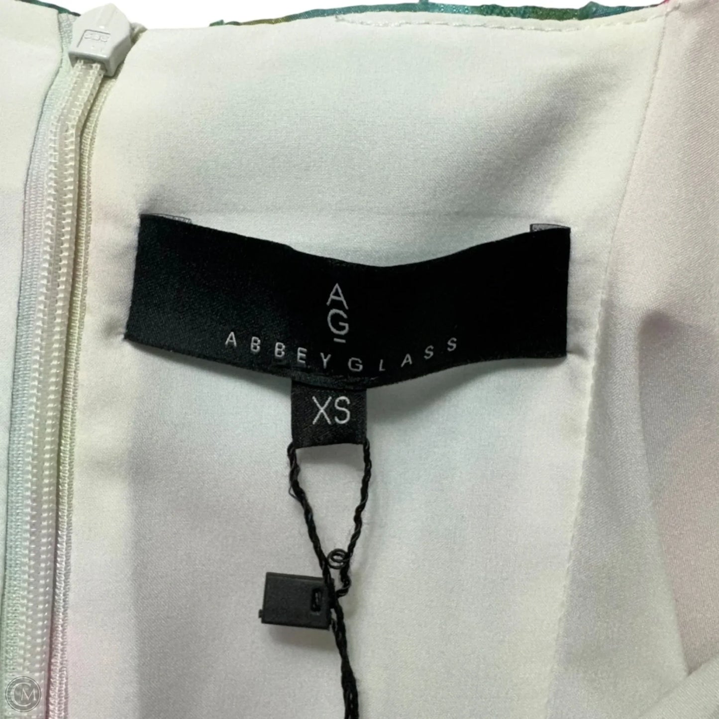 Bea Sleeveless Bow Shoulder Detail Square Neck Coordinating Peplum Top By Abbey Glass In Watercolor Floral Print, Size: XS