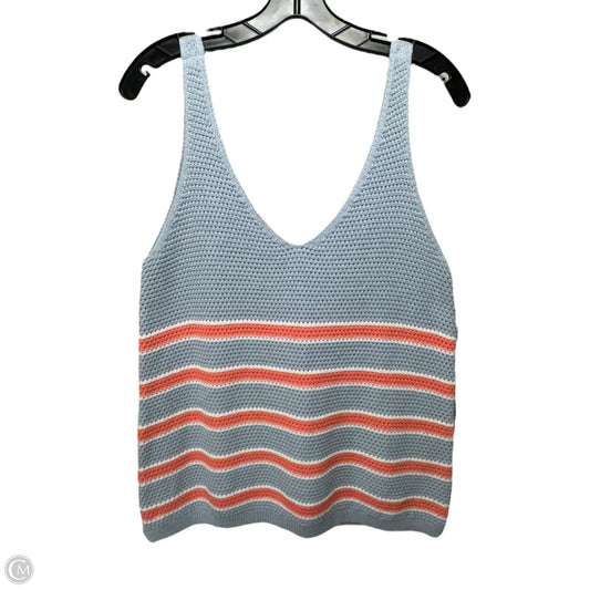 Alli Striped Sweater Tank By Southern Tide In Striped Pattern, Size: M