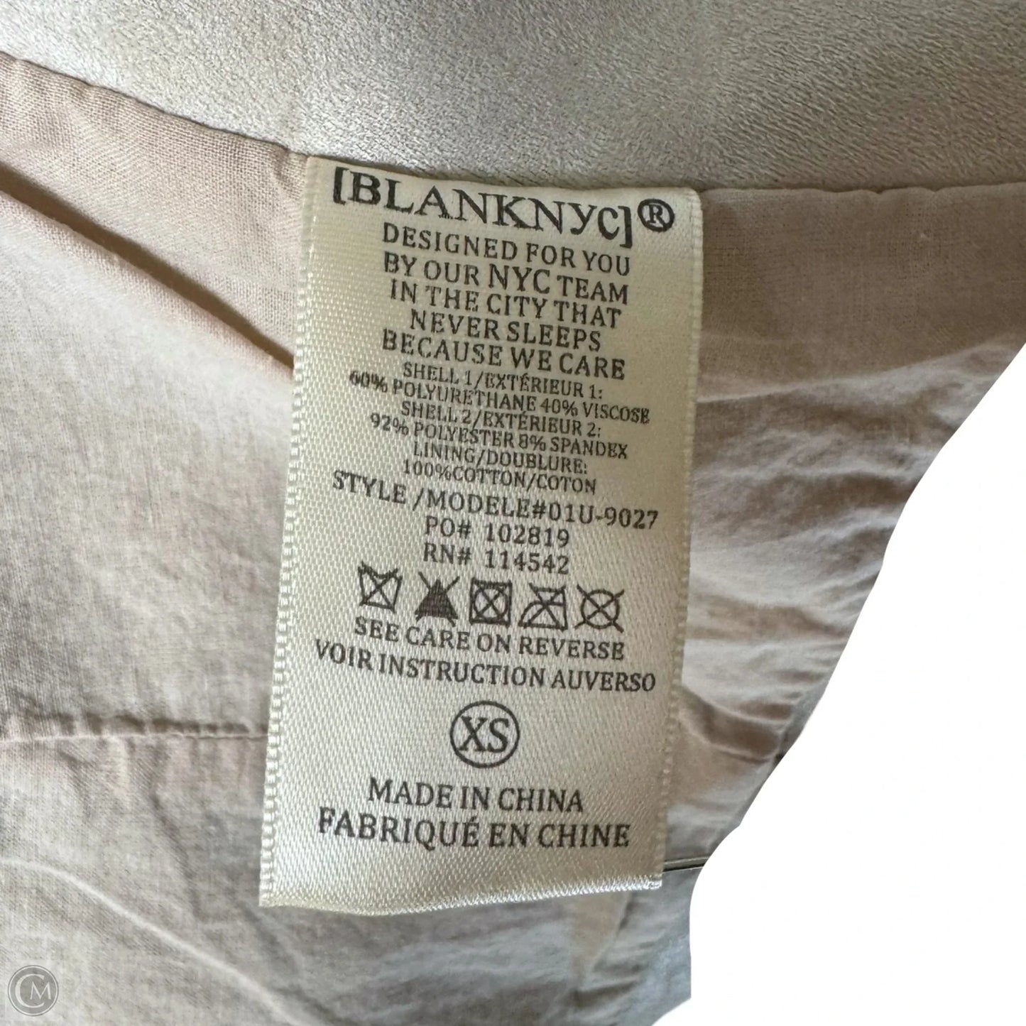 Jacket Other By Blanknyc In Cream, Size: Xs