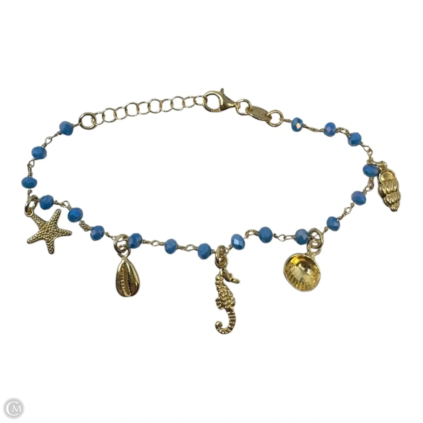 Nautical Charm Bracelet Gold Over Sterling By Dyadema