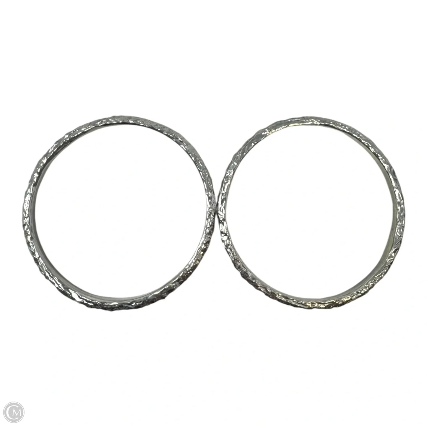 Cristina Textured Bangle Bracelet Set By Anne Marie Chagnon, Size: 02 Piece Set