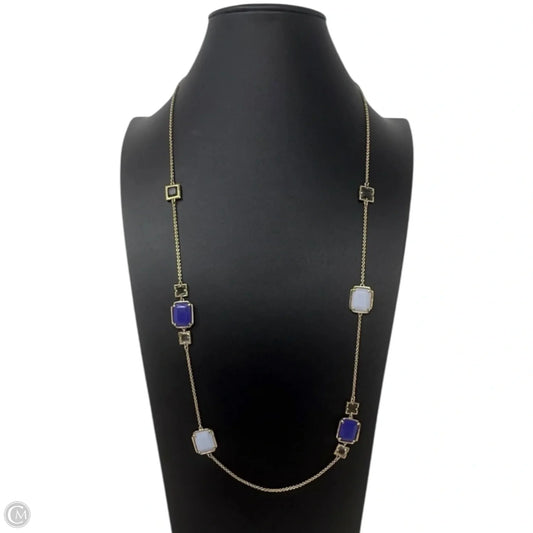Neapolitan Scatter Necklace Designer By Kate Spade In Multi-Colored Blues