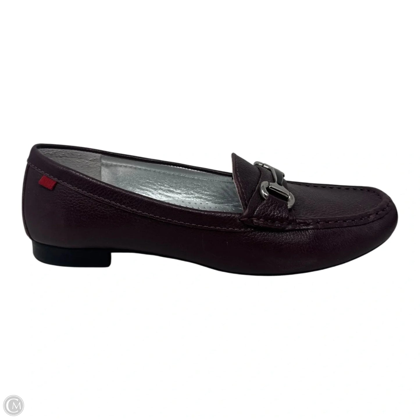 Grand St Loafers By Marc Joseph In Maroon, Size: 10.5