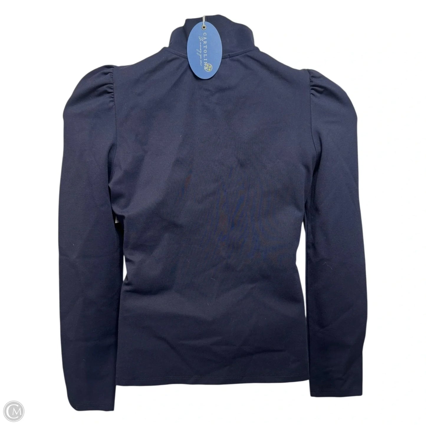 Luna Ponte Top Long Sleeve By Cartolina In Navy, Size: M