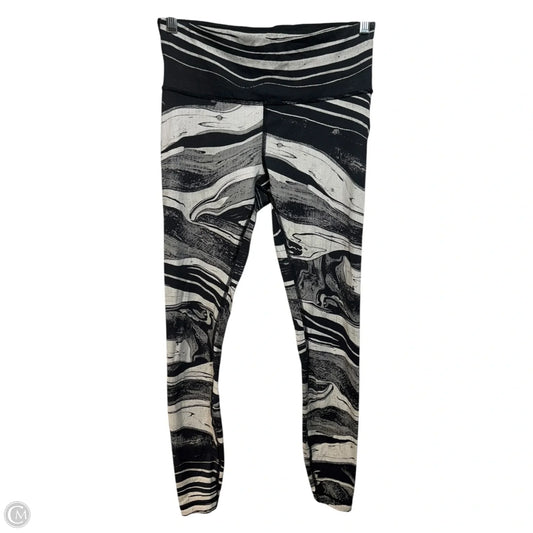 Speed Wunder Tights By Lululemon In Marbled Mix Speed Wunder 50 G White Black, Size: 6