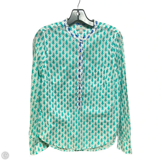 Top Long Sleeve By J. Crew In Multi-colored, Size: 4