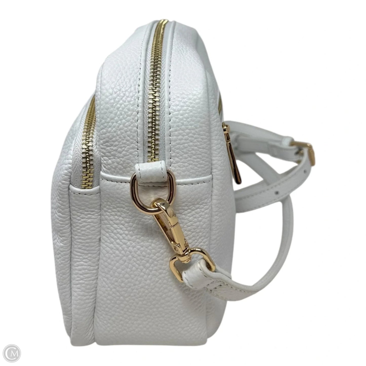 Mayfair Crossbody Handbag Leather By Pom Pom London, Size: Medium