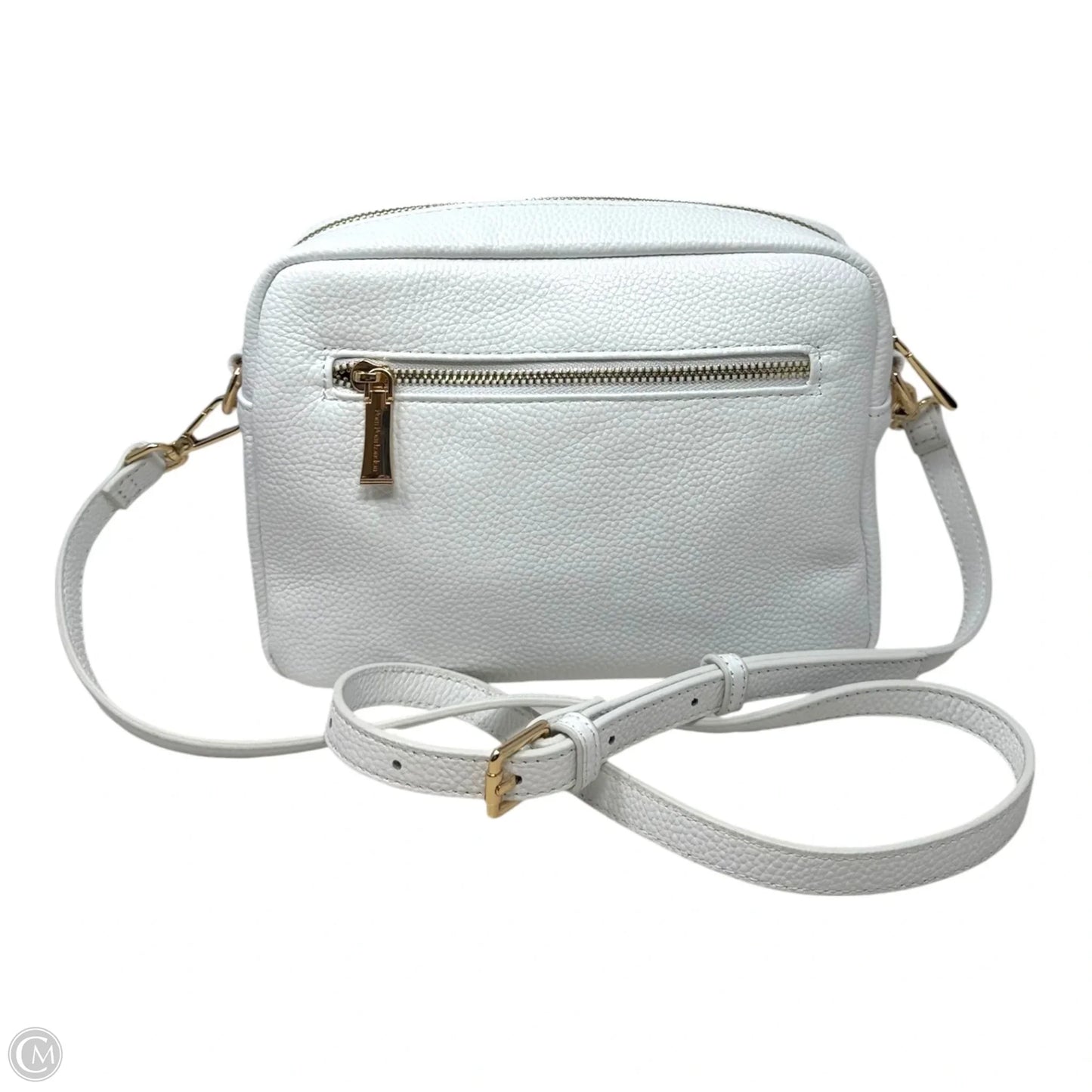 Mayfair Crossbody Handbag Leather By Pom Pom London, Size: Medium