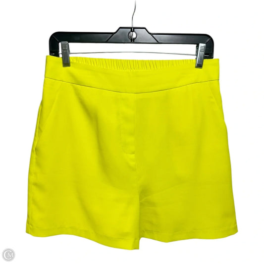 Structured Lillie Shorts By Skies Are Blue In Neon Lime Yellow, Size: M