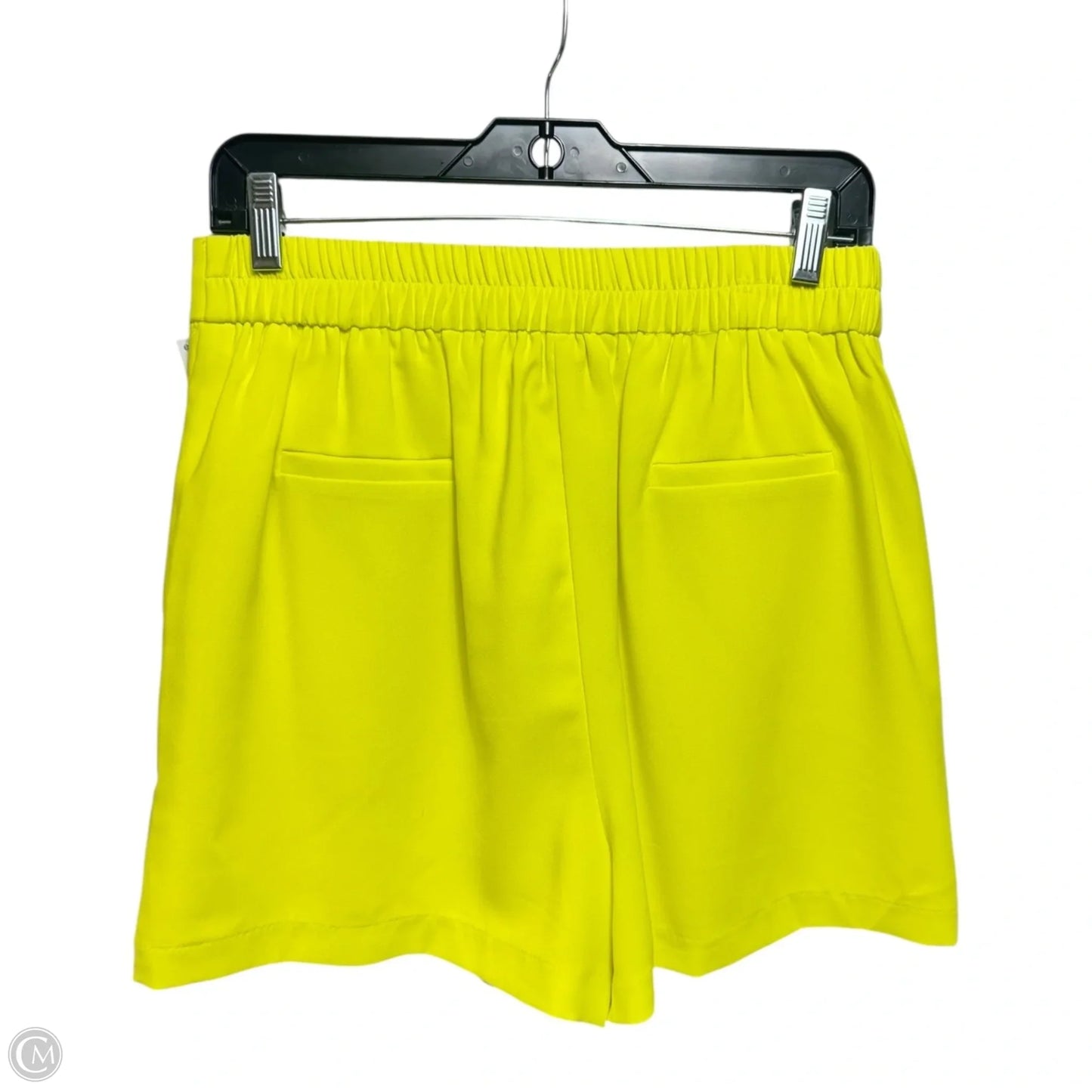 Structured Lillie Shorts By Skies Are Blue In Neon Lime Yellow, Size: M