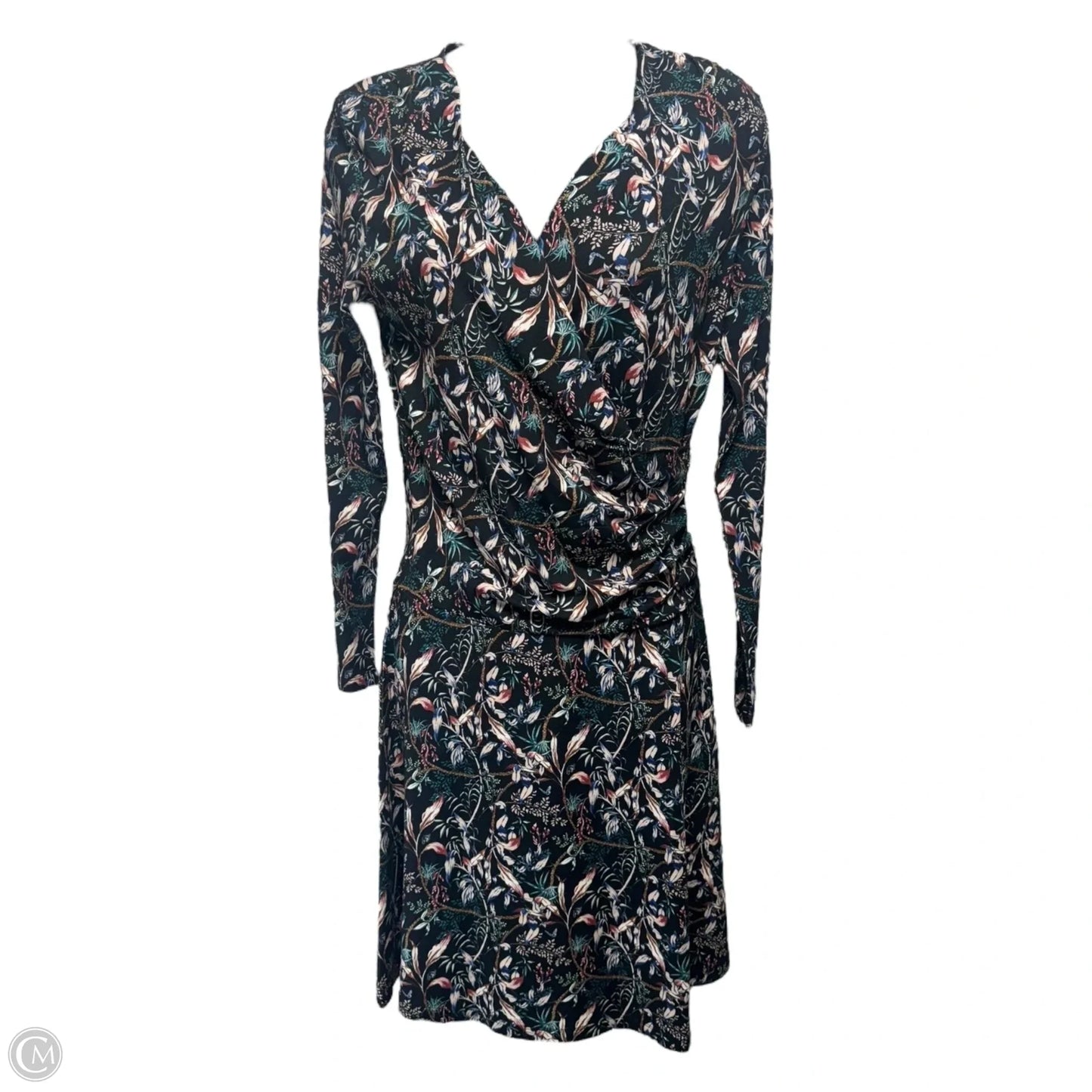 Long Sleeve Mid-Length Dress By La Fee Maraboutee In Floral Print, Size: S