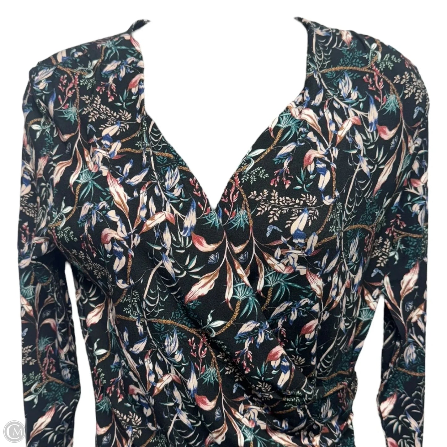 Long Sleeve Mid-Length Dress By La Fee Maraboutee In Floral Print, Size: S