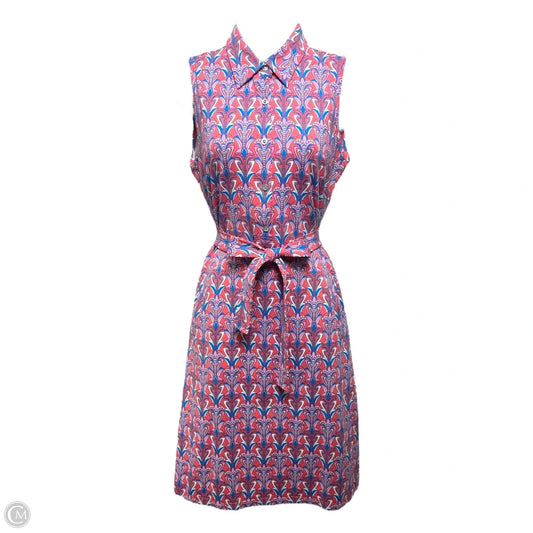 Dress Casual Short By J Mclaughlin In Blue & Pink, Size: S