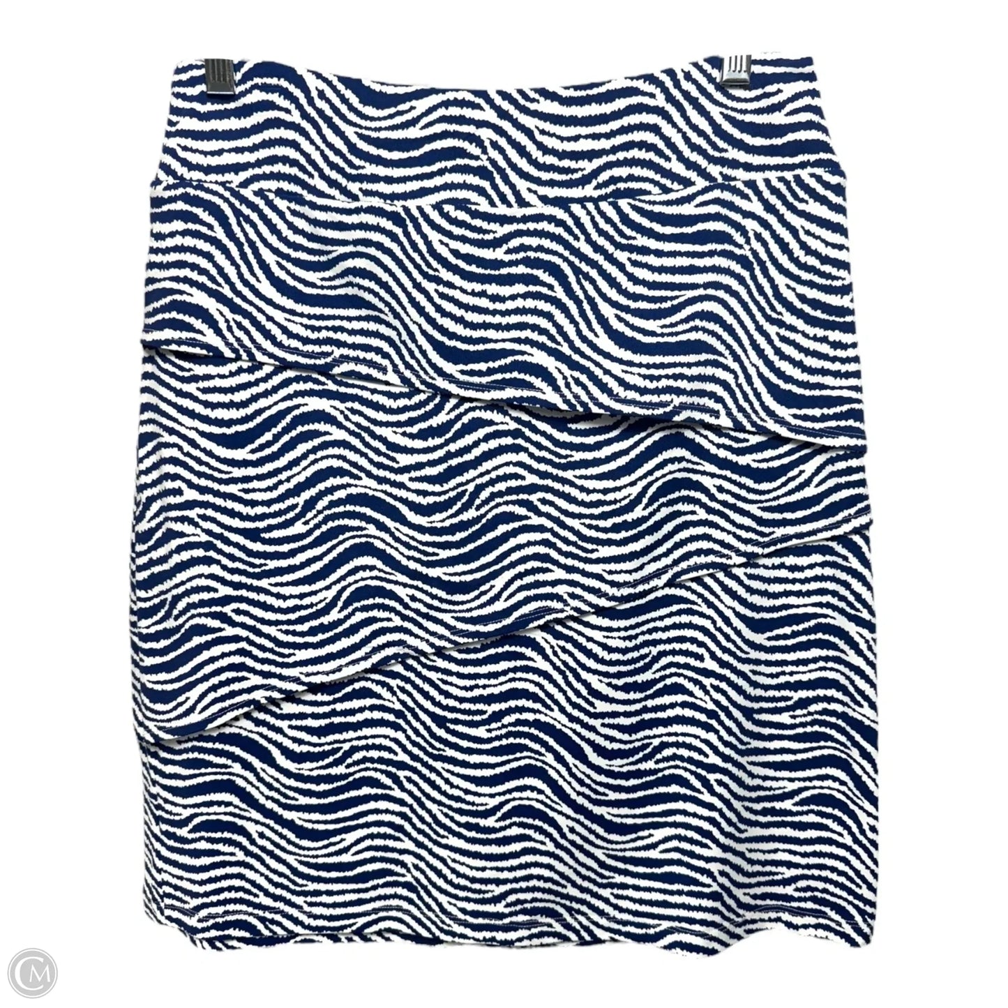 Skirt Mini & Short By J Mclaughlin In Blue & White, Size: S