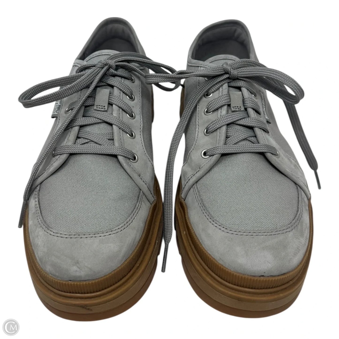 Canvas Shoes Sneakers By Timberland In Grey, Size: 10