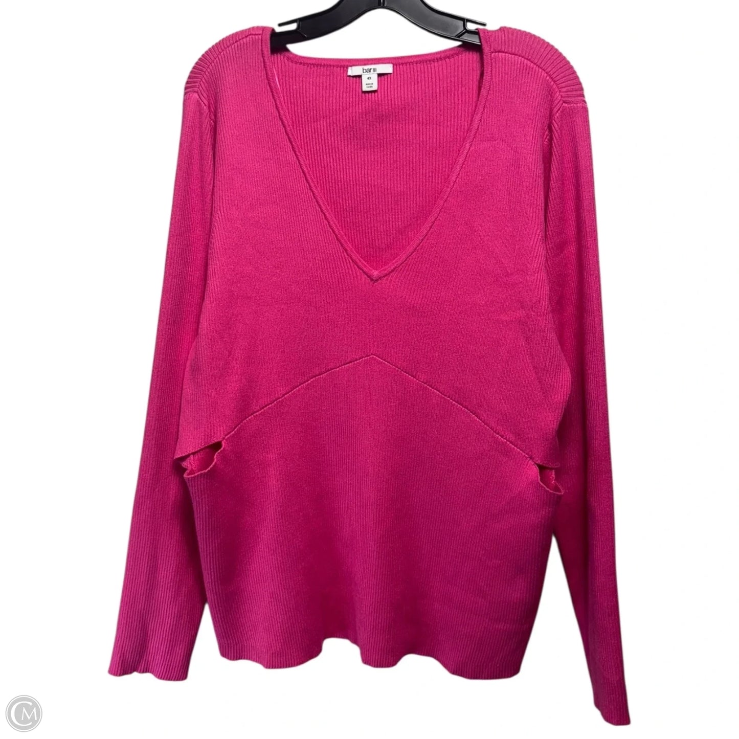 Sweater By Bar III In Pink, Size: 4x