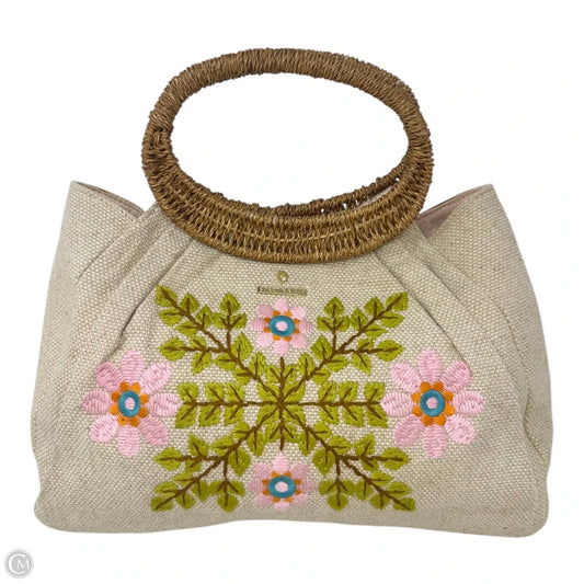 Embroidered Jute Tote By Spartina, Size: Medium