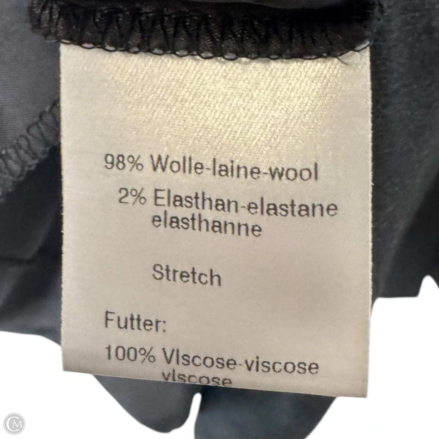 Wool Skirt Midi By Akris In Grey, Size: 12