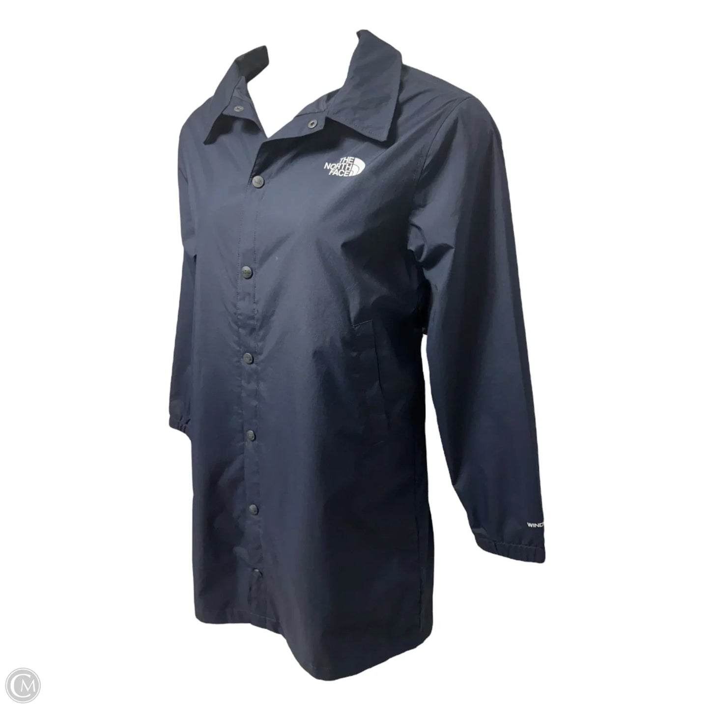International Coach Jacket Raincoat By The North Face In Navy, Size: M