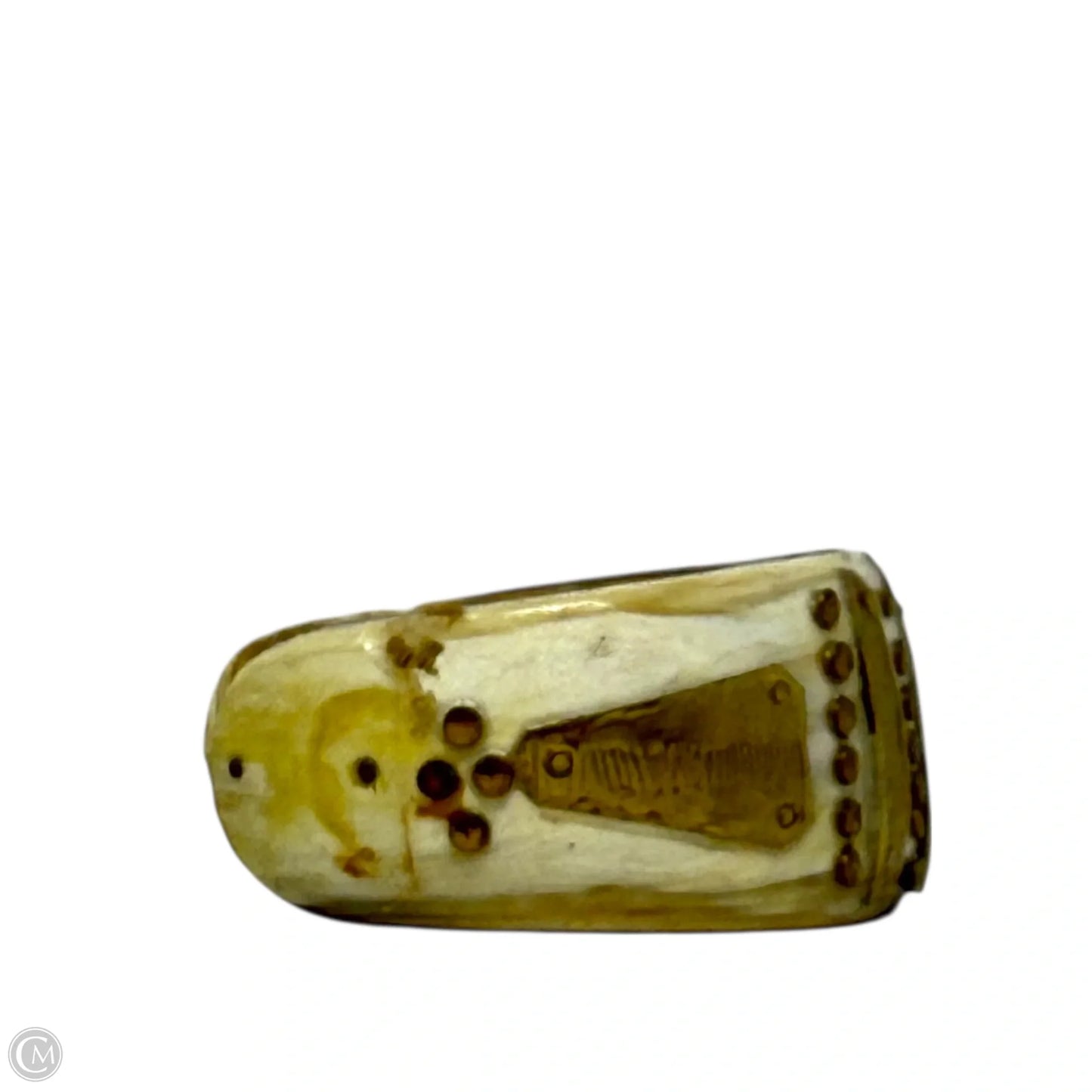 Earth Tones Cuff Bracelet With Gold Accents