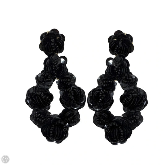 Leather Backed Sequin Petal Earrings By J. Crew