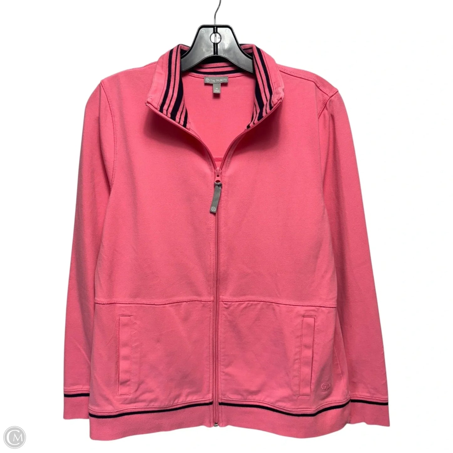 Athletic Jacket By Talbots In Pink, Size: M