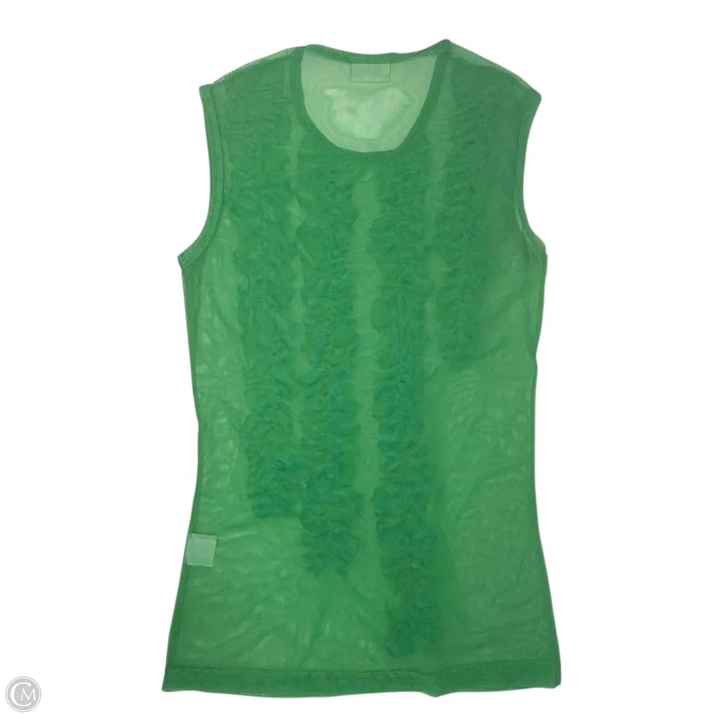 Hoser Sheer Top By Dries Van Noten In Green, Size: S
