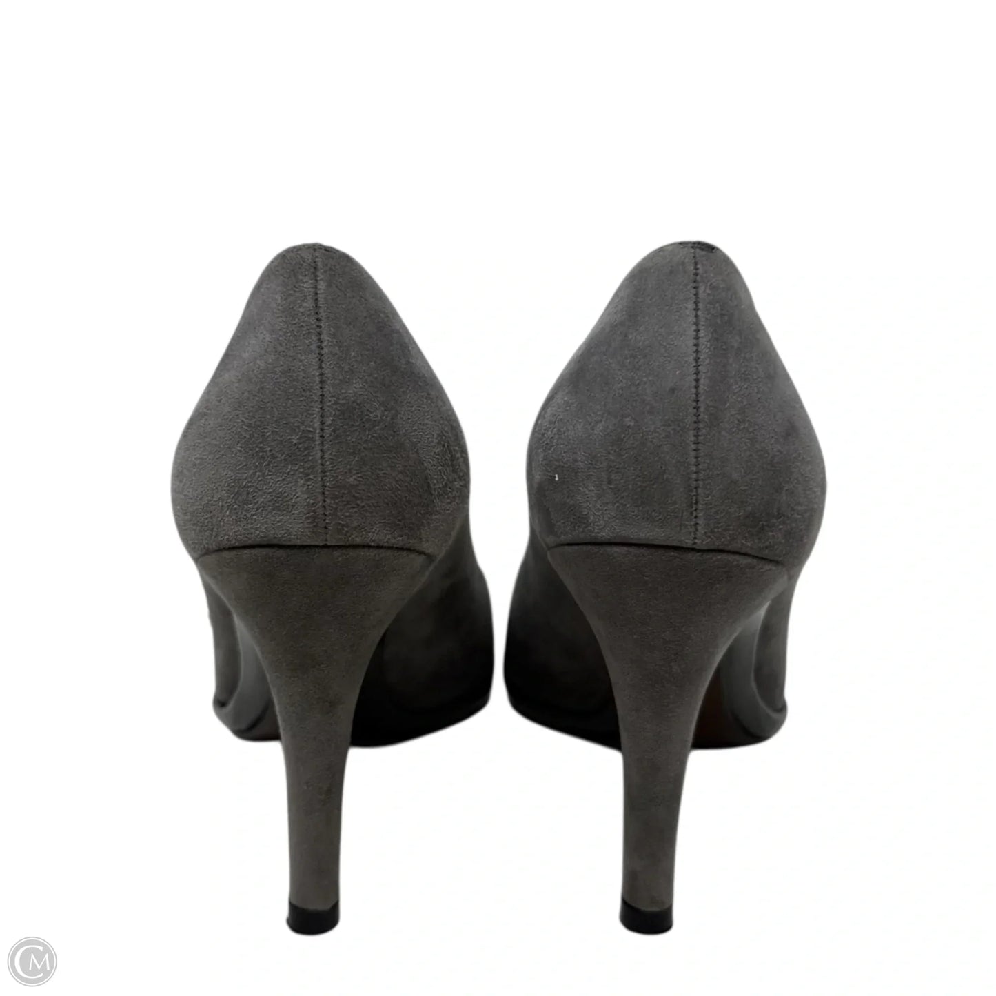 Mary Jane Classic Pumps Designer By Stuart Weitzman In Grey, Size: 6.5