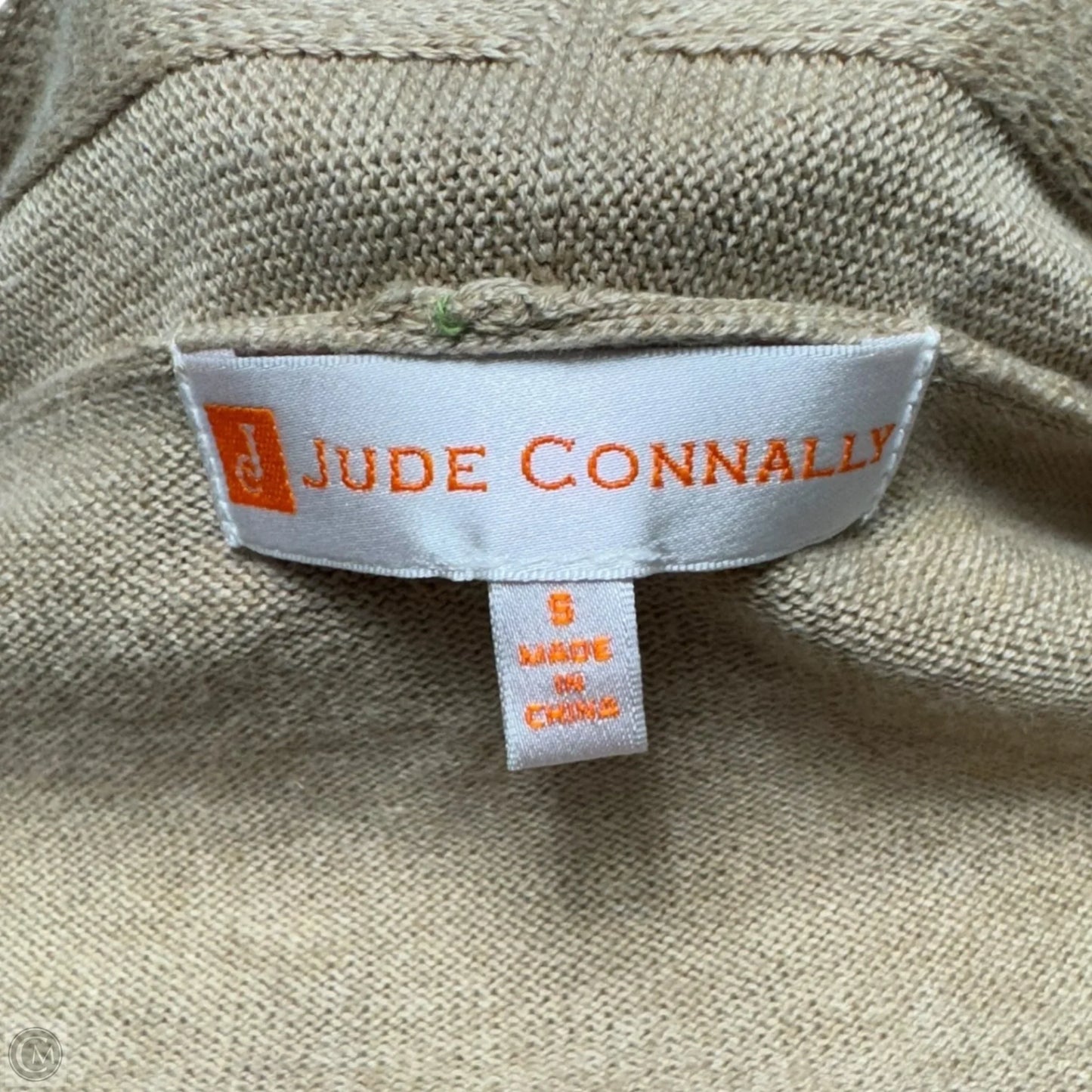 Sweater Cardigan By Jude Connally In Tan, Size: Small