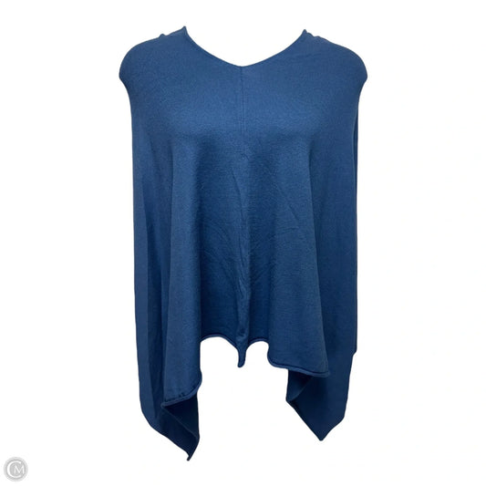 Poncho By Look by M In Blue, Size: Osfm