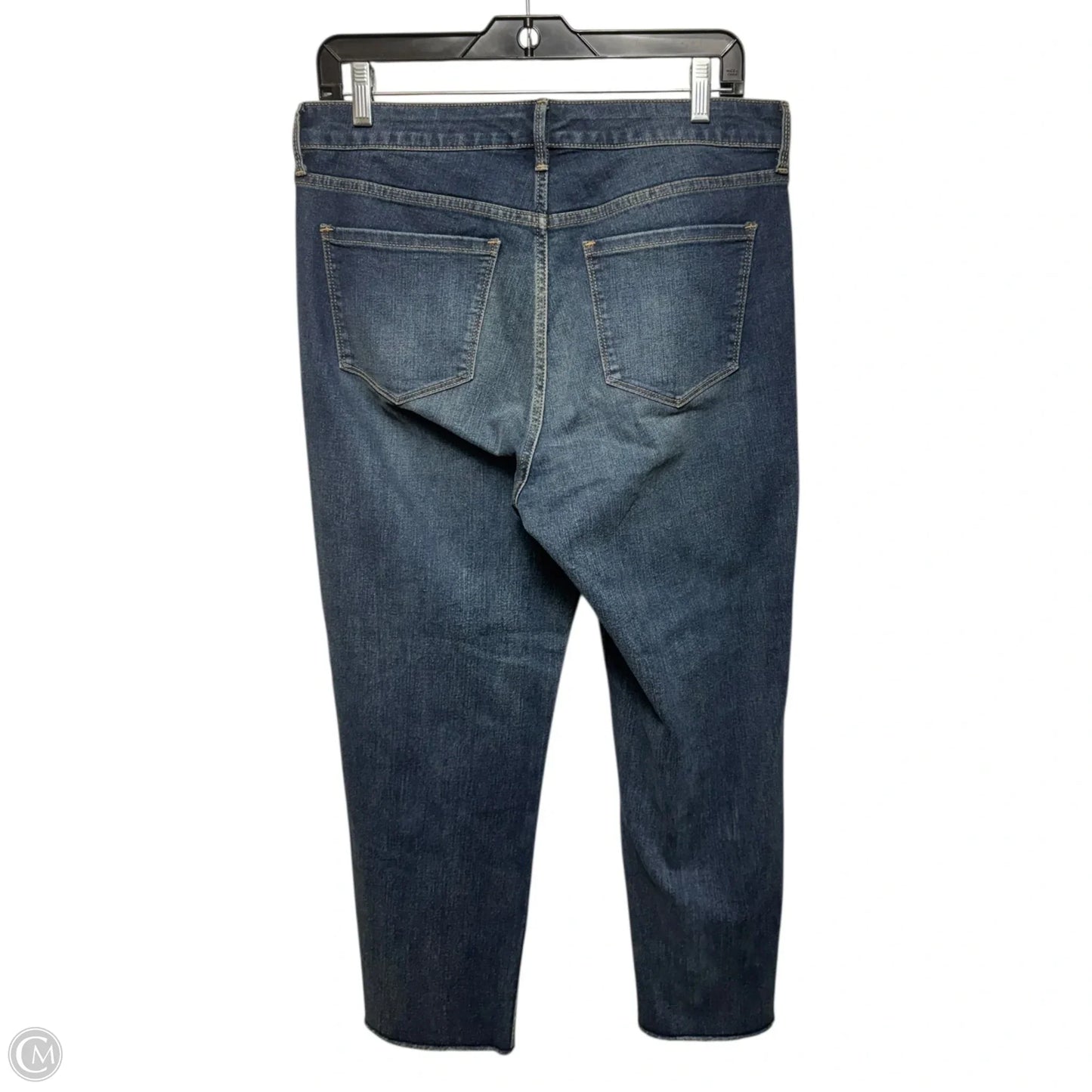 High Rise Straight Jeans By Code Blue In Blue Denim, Size: 10