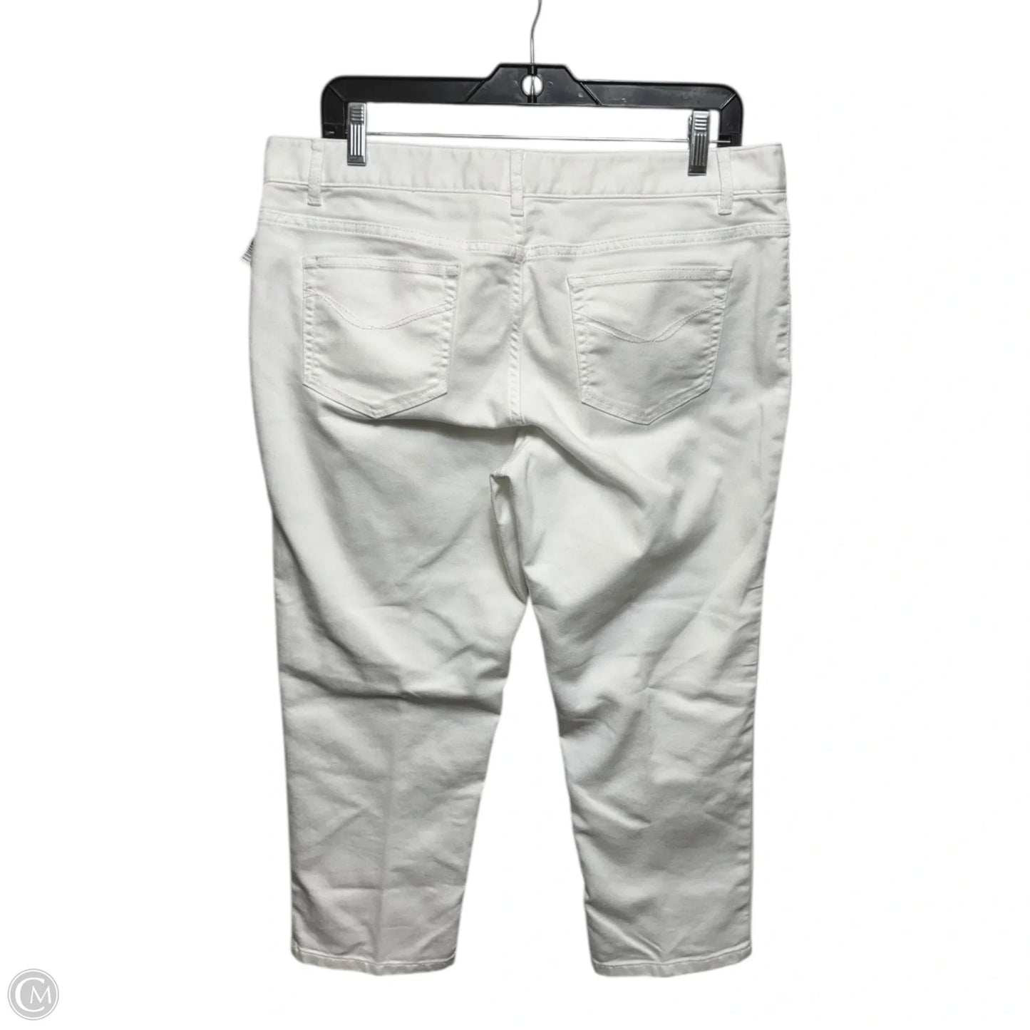 Jeans Cropped By J. Jill In White, Size: 12p