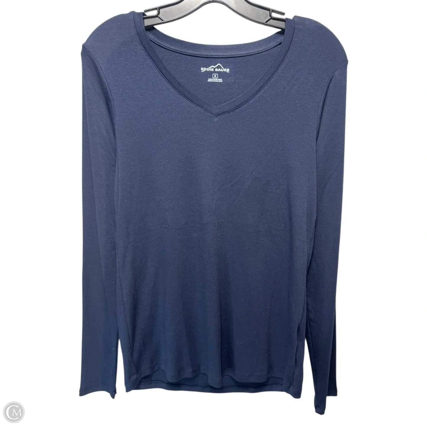 Top Long Sleeve Basic By Eddie Bauer In Navy, Size: M