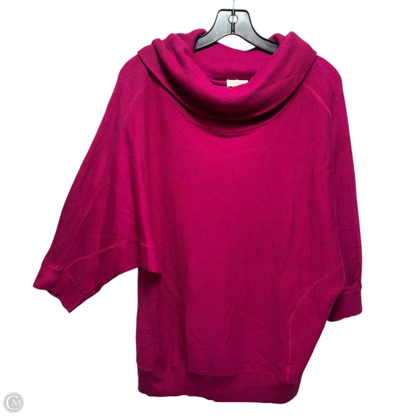 Sweater By Chicos In Pink, Size: 12