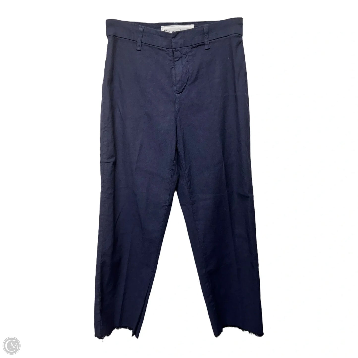 Kinsale Italian Performance Linen Pants By Frank And Eileen In Navy, Size: 0