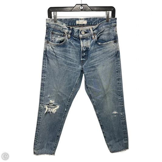 Jeans Boyfriend By Moussy In Blue Denim, Size: 4
