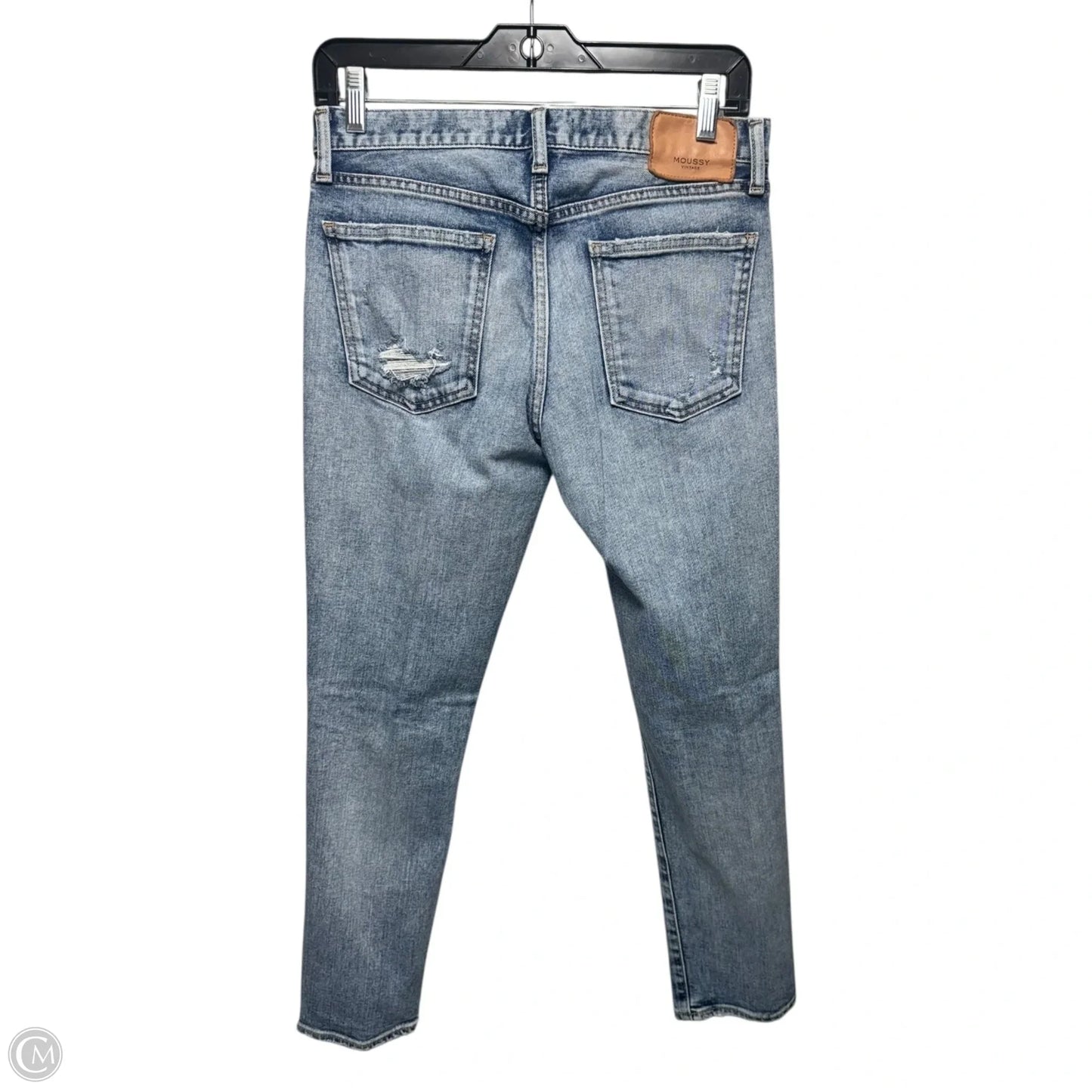 Jeans Skinny By Moussy In Blue Denim, Size: 4