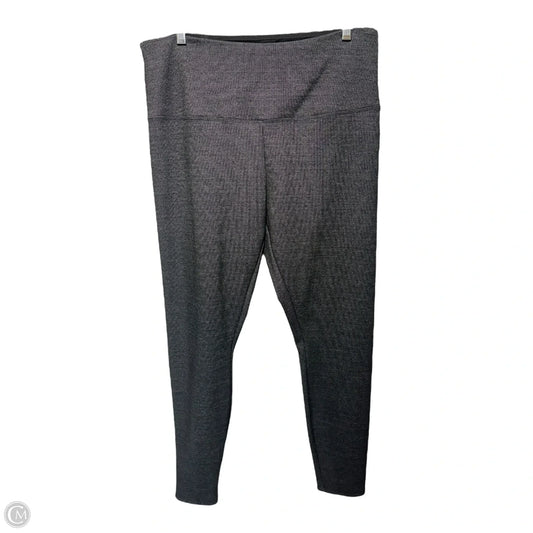 Pants Leggings By Lysse In Grey, Size: Xl
