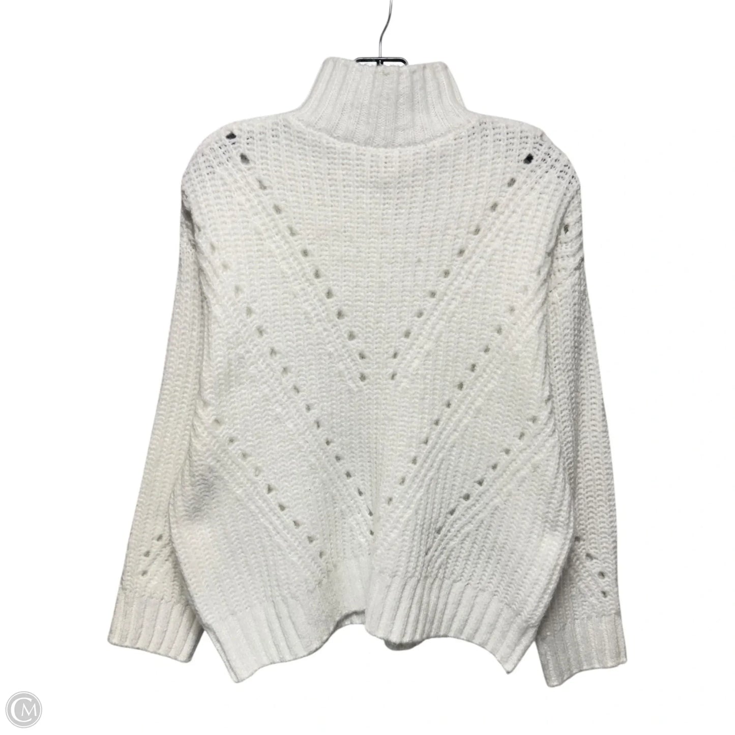 Sweater By Ana In White, Size: S